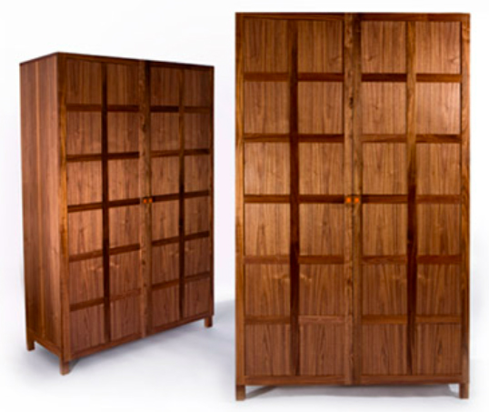 Walnut wardrobes